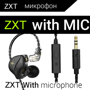 Écouteurs filaires QKZ ZXT Audiophile Bass HiFi Music Sport Monitors 3,5 mm avec micro et sans micro pour <span class=keywords><strong>iPhone</strong></span> Samsung Ordinateur - Product Image 4