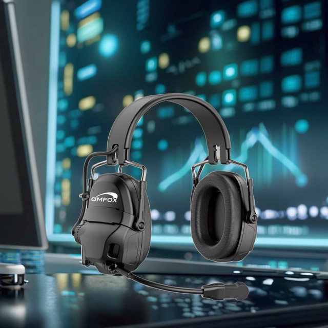Head- Mounted Headsets Tactical 85dB Hearing Protection Headset Full- Inclusive for Aerial Aircraft
