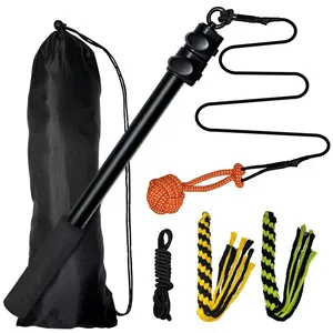 Bâton de Flirt extensible, jouets interactifs pour petits et grands chiens, chasse, Drag, mâcher, jouets d'entraînement en plein air, exercice, divertissement