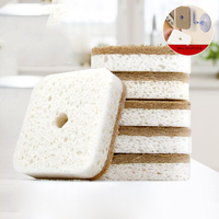 Esun-Éponge de cuisine biodégradable et compostable en cellulose et noix de coco avec succion Tampons à récurer naturels