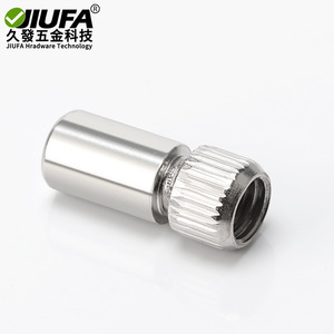 Support d'étagère Jiufa en acier inoxydable pour armoire, penderie, cloison en verre fixe durable - Product Image 2