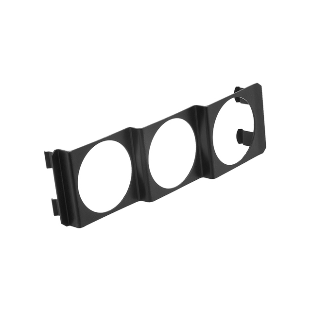 Universal 2" 52mm Tripe 3 Gauge Meter Radio Din in Dash Panel Pod Black