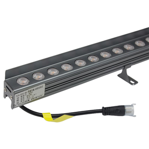 Lumières d'éclairage de bâtiment Pixel Bar faces éclairage Led façade lumière linéaire lèche-mur IP65 aluminium DMX512/SPI Juxuanled - Product Image 2