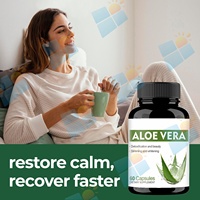 SUNI OEM ODM Marque Privée Capsules d'Extrait d'Aloe Vera Complément Alimentaire pour Hommes et Femmes Perte de Poids et Nettoyage du Colon Vente en Gros