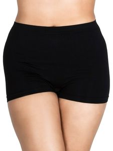 Shorts de cyclisme pour femmes en polyester noir extensible avec logo personnalisé - Product Image 2