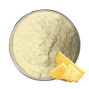 パイナップルジュース粉末パイナップルパウダー100% ピュアフリーズドライ有機パイナップルフルーツパウダー - Product Image 1