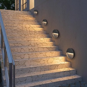 Lampe de sol LED en aluminium étanche pour extérieur, éclairage d'angle pour escalier, lumière de paysage pour cour, <span class=keywords><strong>maison</strong></span>, jardin, lampe murale encastrée - Product Image 2