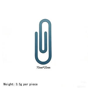 ML Marque-page métallique robuste, Pince à papier grande taille, Pince de reliure étudiante colorée et mignonne, Agrafe courbée, Distributeur de pinces transfrontalières - Product Image 6