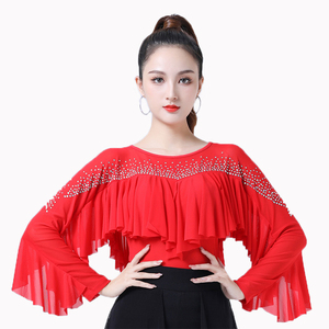 Camisa de <span class=keywords><strong>mujer</strong></span> de baile latino de <span class=keywords><strong>salsa</strong></span> - Product Image 1