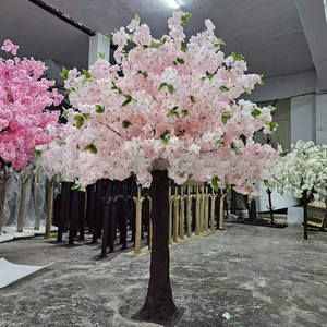 Branches de <span class=keywords><strong>cerisier</strong></span> artificielles <span class=keywords><strong>en</strong></span> soie, rouge, rose, blanc, plante vivante, <span class=keywords><strong>cerisier</strong></span> <span class=keywords><strong>japonais</strong></span> artificiel pour la décoration intérieure de restaurant - Product Image 5