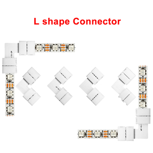 Connecteur de bande LED RGB 3528 2835, 4 broches, 8mm, carte PCB, boucle pas de soudure, connexion facile pour la lumière de bande Led - Product Image 4