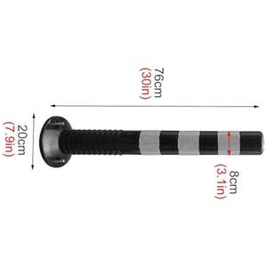 Delimitador de Tráfico de Alta Visibilidad, Poste Delimitador <span class=keywords><strong>Flexible</strong></span> Reflectante para la Separación de Carriles en Carreteras, Seguridad Vial - Product Image 1