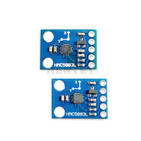 Hentet New BOM HMC5883L Módulo de brújula electrónica Sensor de campo magnético de tres ejes