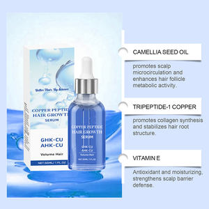 Özel etiket saç tedavisi hızlı vahşi mavi ghk-cu bakır peptid <span class=keywords><strong>Serum</strong></span> saç büyüme <span class=keywords><strong>Serum</strong></span> saç büyüme yağı - Product Image 3