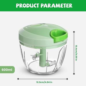 Portable Durable Manual Pulling Garlic Chopper Novel Design for Efficient Chopping Garlic Onion Meat Fruit Vegetable Tool - Product Image 6