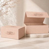 Boîte pliable rigide en carton, réutilisable, avec fermeture magnétique, pour l'emballage de produits de soin de la peau, de perruques et de vêtements