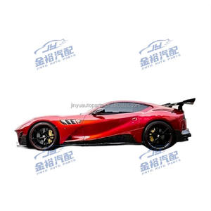 Kit Completo de Carrocería de Fibra de Carbono, Faldones Laterales, Difusor Trasero, Estilo OEM para <span class=keywords><strong>Ferrari</strong></span> F488 Superfast, Piezas Exteriores, Molduras 87973710 - Product Image 4