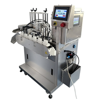 Machine de remplissage, de scellage et d'emballage automatique à petite échelle pour ampoules de soins de la peau à usage unique, liquides oraux et gouttes pour les yeux