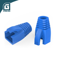 Gcabling - Fundas Protectoras de Goma Gris de PVC de 7,5 mm y 8 mm para Conectores Rj45 CAT5E CAT6 CAT6A