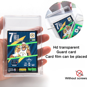 Boîtier de protection de haute qualité pour cartes de baseball avec emplacement pour étiquette, idéal pour les cartes de collection YuGiOh TCG et de sport - Product Image 4