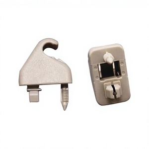 FOR Toyota Lexus Vanity <b>Mirror</b> Sun Visor Clip 74348-34010-B3 Beige <b>Plastic</b> Fastener Replacement Part - Product Image 1