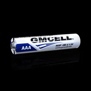 Meilleure Qualité Batterie Sèche 1.5 V R03P UM4 R03 AAA Batterie Au Zinc-Carbone
