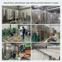 Línea de Embotellado de Agua Totalmente Automática 3 en 1, Sistema Completo de Producción de Enjuague, Llenado y Tapado de Botellas PET