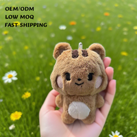 Peluche personnalisée 10cm breloque en peluche porte-clés en peluche individuel peluche fabricant personnalisé porte-clés en peluche jouet