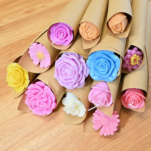 DM1062 <span class=keywords><strong>Stampi</strong></span> in Silicone per Cioccolato a Forma di Fiore 3D all'Ingrosso per Torte Fondant Fai-da-Te Fiori Rose <span class=keywords><strong>Candele</strong></span> Regalo San Valentino - Product Image 5