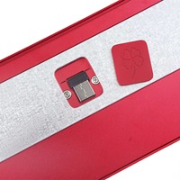 Offre Spéciale WEIKRV Lucky65V2 clavier mécanique Barebone aluminium 68 touches échangeables à chaud 3pin commutateur Programmable Triple Mode