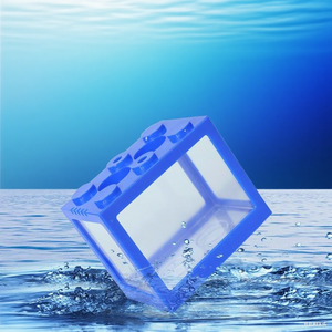 2025 nuova vendita calda Multi-funzionale ecologico scenico Desktop creativo ufficio mobili per la casa blocchi di costruzione Mini acquario - Product Image 3