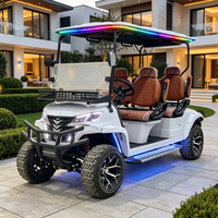 Voiturette de golf électrique Americas Choice 72V avec teinte personnalisable et solutions de rangement supplémentaires polyvalentes pour la maison