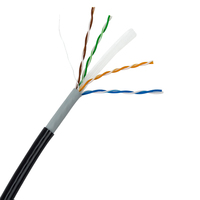 Exterior UTP Cat6 cat 6 red LAN Ethernet cable UTP 26awg cobre desnudo CCA 305m caja 1000 ft cable