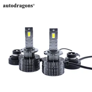 Autodragons acctek led 전구 70w 6000K 화이트 canbus 오류 무료 acctek D2R LED 헤드 라이트 변환 키트