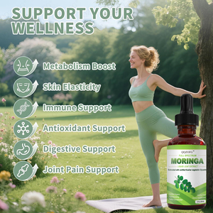 Gouttes buvables de Moringa biologique à marque privée, sans alcool, extrait végétal, complément alimentaire pour femmes enceintes, OEM ODM personnalisé - Product Image 3