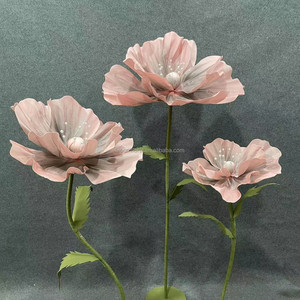 BF-GF05 <strong>2026</strong> Wedding Stage Artificial Standing Giant EVA <strong>Red</strong> Flower <strong>Rose</strong> Flower for Window Decor Wedding Party Floral Set - Product Image 3