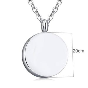 Collar Largo de Acero Inoxidable Hipoalergénico e Impermeable para Mujer, Chapado en Oro, Joyería Fina, Collar para Cenizas - Product Image 6