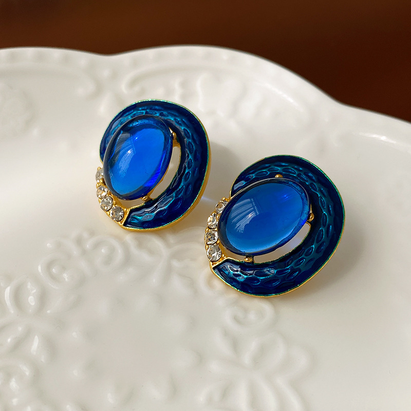 9 aghi d'argento-oro-blu