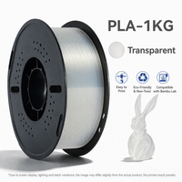 Filament PLA à faible odeur, 1,75 mm, bobine de 1 kg, pour impression 3D domestique sur ordinateur de bureau