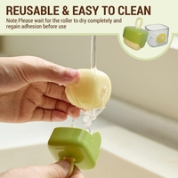 Nouvel outil portable pour enlever les poils d'animaux, lavable, pour chiens et chats, rouleau anti-poils pour vêtements et lits