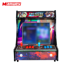 Machine de jeu <span class=keywords><strong>Mini</strong></span> Bar Top à jetons classique commerciale Utilisation à domicile Rétro 2 joueurs Bartop Machines avec écran LCD 19 pouces - Product Image 3