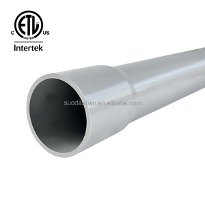 Tubería Eléctrica Rígida de <span class=keywords><strong>PVC</strong></span> ULP <span class=keywords><strong>Sch</strong></span> <span class=keywords><strong>80</strong></span>, Duradera, No Metálica, Retardante de Fuego, con Extremo Abocardado, para Uso Industrial - Product Image 3