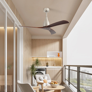 Thiết Kế Mới Quạt Trần 52 Inch 3 Rắn Gỗ Lưỡi Quạt Trần Hiện Đại Thông Minh Quạt Trần Không Có Ánh Sáng - Product Image 6