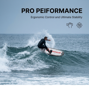 Expédition DDP sans taxes Planche de surf à moteur en carbone rechargeable 72V avec moteur MSDS CE, blanche mate, pour sports nautiques, vitesse rapide 60 km/h - Product Image 3