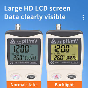 AZ8601 Meteran PH <span class=keywords><strong>Digital</strong></span> Lampu Latar Penguji Kualitas Air Industri Presisi Tinggi Probe Dapat Dilepas PH/ORP untuk Meteran 182x72x30mm - Product Image 3