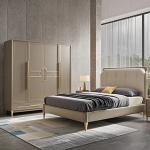 Set di Mobili per Camera d'Albergo in Legno dal Design Moderno con Pannelli Personalizzabili in Dimensioni e Colori per Appartamenti e <span class=keywords><strong>Hotel</strong></span> - Product Image 3