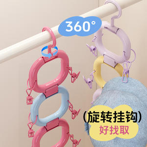 Clips multifuncionales para guardar sombreros, organizador colgante tipo gancho rectangular para guardar sombreros de béisbol, estante de exhibición para gorras planas - Product Image 4