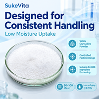 Poudre d'orotate de lithium de haute pureté CAS 5266-20-6, poudre cristalline blanche testée par HPLC, ingrédient nutritionnel en vrac