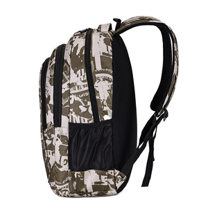 Student <b>Backpack</b> For Boys <b>Large</b> <b>Capacity</b> Lightweight 18 In Camouflage Design School Use - Product Image 4