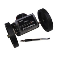 Bon prix JM316 6 compteur numérique compteur de cour roue à rouleaux mécanique Contador De métros pour tissu industriel Textile